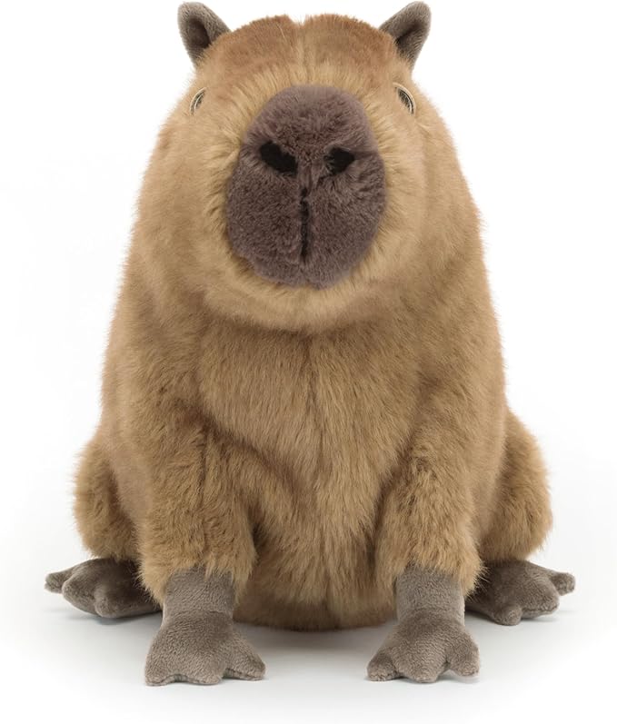 Clyde Capybara Stuffed Animal, Capybara Plush Toy