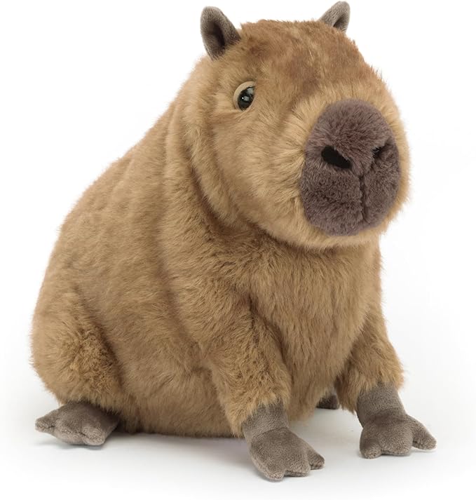 Clyde Capybara Stuffed Animal, Capybara Plush Toy
