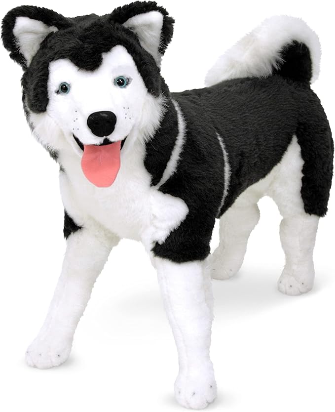 Giant Siberian Husky - Lifelike Stuffed Animal Dog