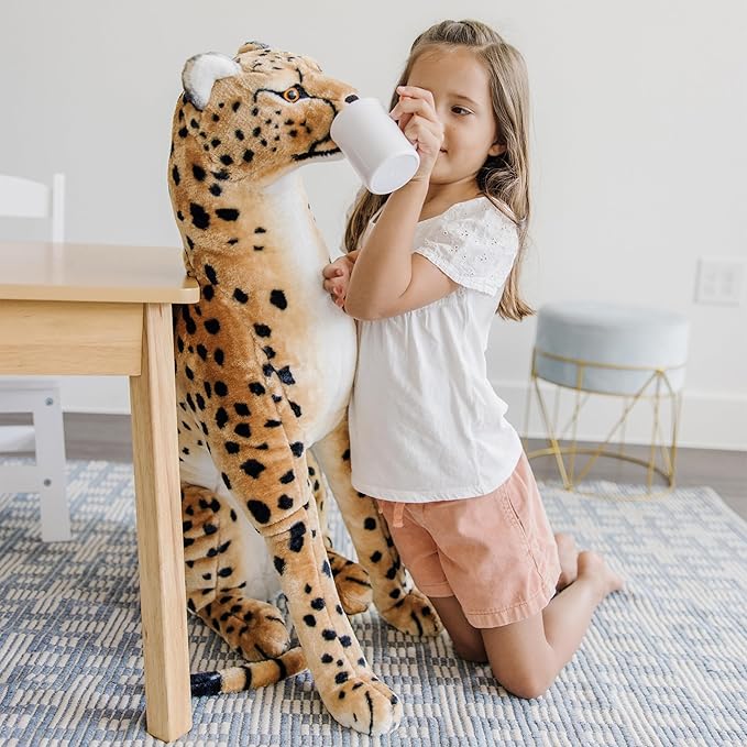 Giant Cheetah - Lifelike Stuffed Animal