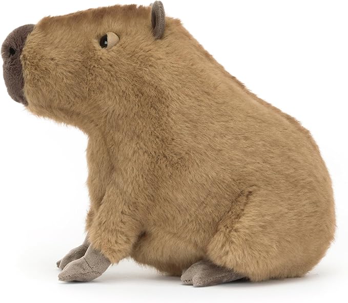 Clyde Capybara Stuffed Animal, Capybara Plush Toy