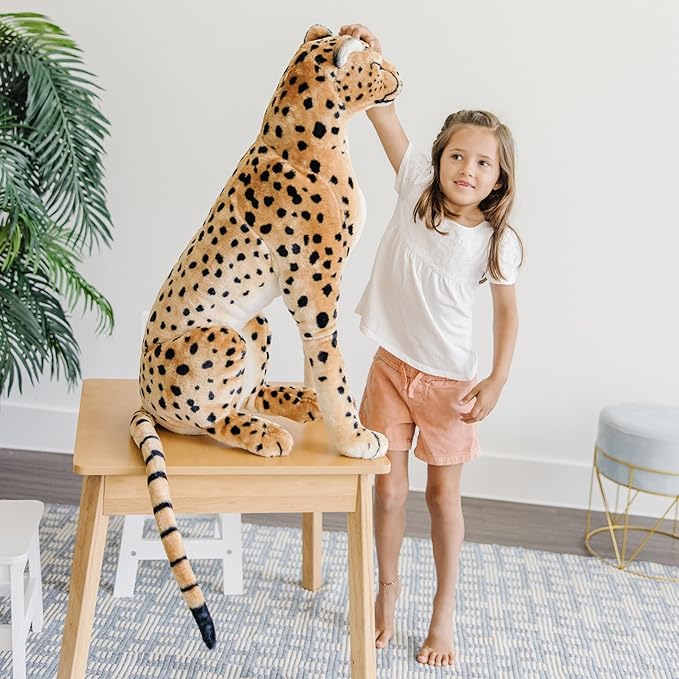 Giant Cheetah - Lifelike Stuffed Animal
