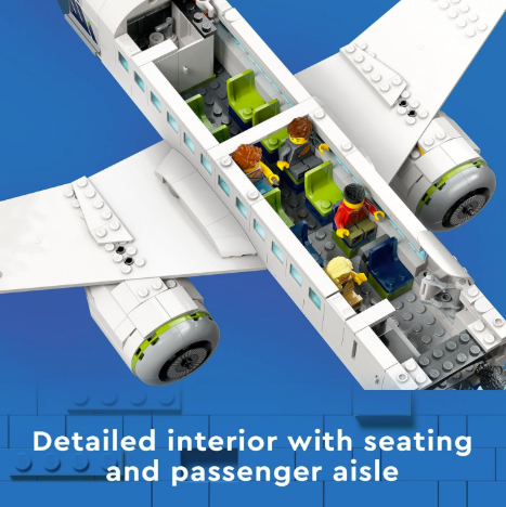 City Passenger Airplane Toy - Building Set